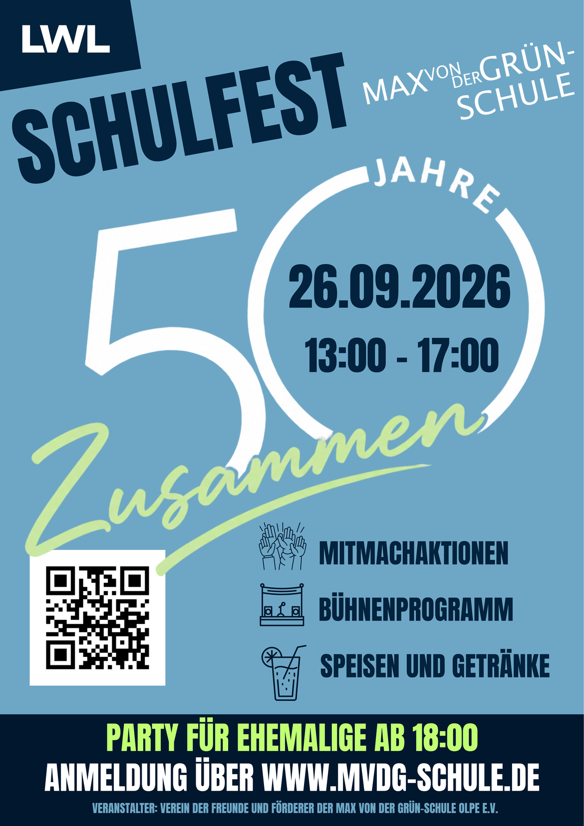 Plakat Schulfest 2026